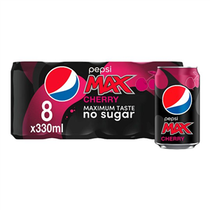 Pepsi Max Cherry 8 X 330Ml