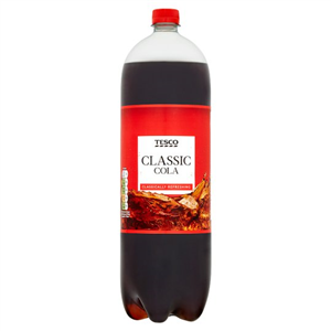 Tesco Cola 2 Litre Bottle