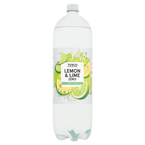 Tesco Lemon And Lime Zero 2 Litre