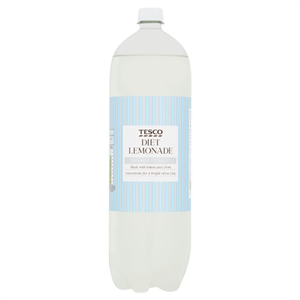 Tesco Sparkling Diet Lemonade 2 Litre Bottle