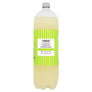 Tesco No Added Sugar Cloudy Lemonade 2 Litre Bottle