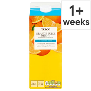 Tesco 100% Pure Squeezed Orange Juice Smooth 1.75 Litre