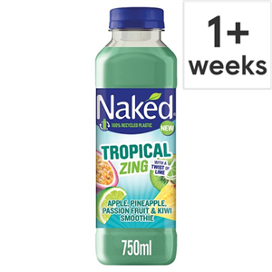 Naked Tropical Zing Smoothie 750Ml