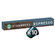 Starbucks Espresso Roast Coffee Pods 10 Pack 57G