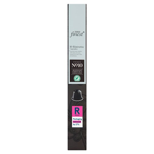 Tesco Finest 10 Ristretto Espresso Capsules 54G