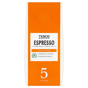 Tesco Espresso Ground Coffee 227G