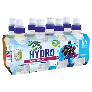 Robinsons Fruit Hydro Blackcurrant 200Ml 8 Pack