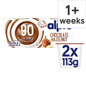 Alpro Chocolate Hazelnut 90 Calorie Dessert 2X113g
