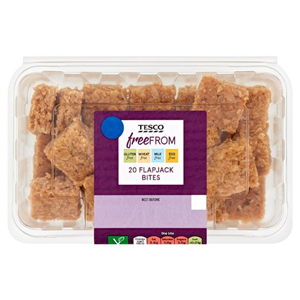 Tesco Free From Flapjack Bites 20 Pack