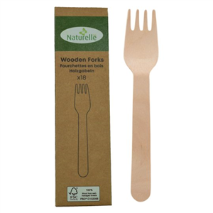 Wooden Forks 18 Pack