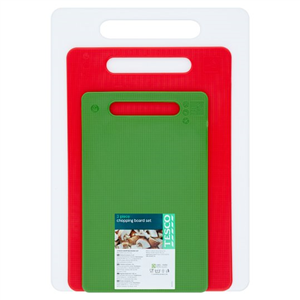 Tesco Chopping Board 3 Pack