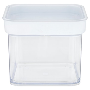 Tesco Push Top Food Storage White 0.5L