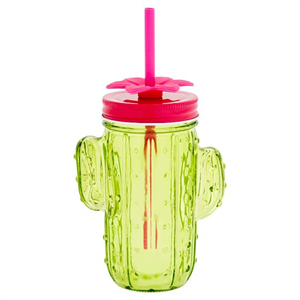 Tesco Cactus Drinking Jar