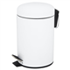 Tesco Round White Metal Slow Close 3Litre Bin