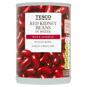 Tesco Red Kidney Beans In Water 400G