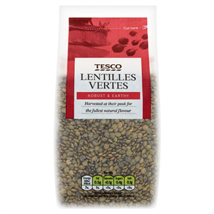 Tesco Lentilles Vertes 500g