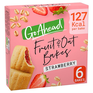 Mcvitie Go Ahead Strawberry Bakes 6X35g