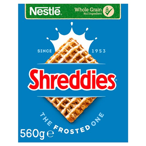 Nestle Shreddies Frosted Cereal 560G