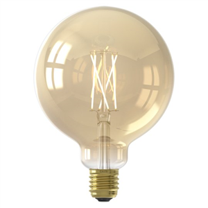 Calex Smart G125 Dimmable Filament Gold Edison Screw