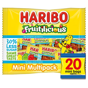 Haribo Fruitilicious Multipacks 320G