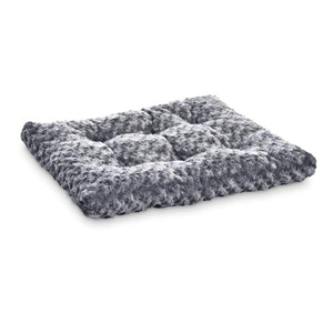 Amazon Basics Cat and Dog Bed, Machine Washable Pet Bed, Large (102 x 69 x 9cm), Gray Swirl