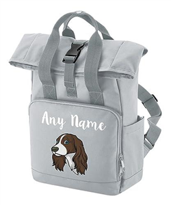 Spoilt Rotten Pets Any Breed Dog Rucksack Backpack Colour Choice, Custom Personalised With Dog Name & Choice Of Dog Breed Design Pet Accessories Bag, Overnight, Holiday, Walking,