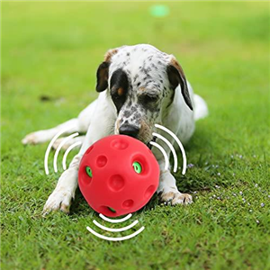 Dog Giggle Ball Toy, 5.5" Toy Balls for Dogs Pet Playing Wobble Ball with Giggle Sound Pet Ball Toy