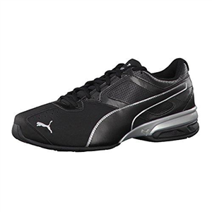 PUMA Men Tazon 6 FM Road Running Shoes, Puma Black-Puma Silver, 8.5 UK