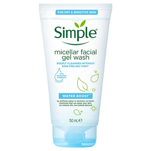 Simple Water Boost Micellar Gel Wash 150Ml