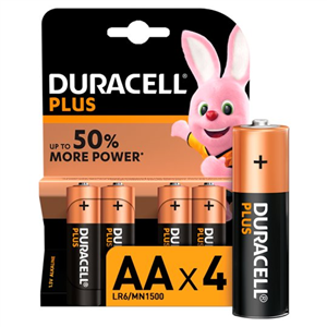 Duracell Plus AA 4 Pack