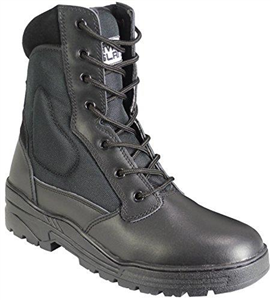 Savage Island Pro Patrol Boots Leather Army Combat Tactical Cadet Security Military, 10 UK, Black