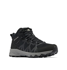 Columbia Men's Peakfreak 2 Mid Outdry waterproof mid rise hiking boots, Black (Black x Titanium II), 11 UK