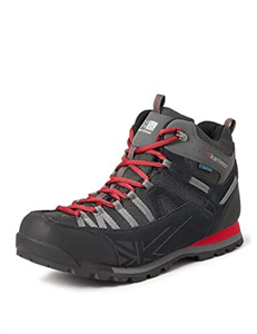 Karrimor Men's Spike Mid 3 Weathertite Low Rise Hiking Boots, Black Red, 8 UK