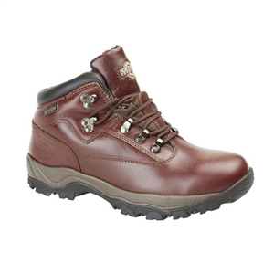 Northwest Territory Inuvik Men's Hiking/Walking Leather Waterproof High Rise Boots, Oxblood, 10