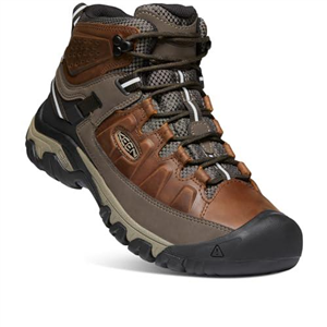 KEEN Men's Targhee Iii Mid Wp Hiking Boot, CHESTNUT/MULCH, 11 UK