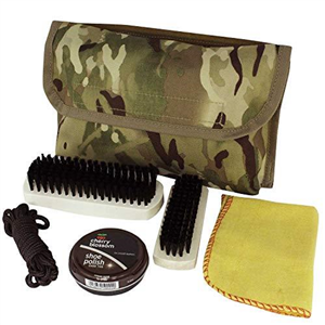 Kammo Tactical MTP Boot Care Kit, Brown Polish