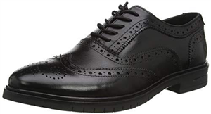 Hush Puppies Men's Santiago Oxford, Black, 10 UK