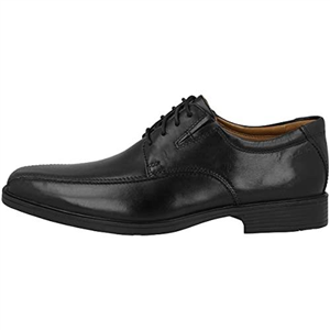 Clarks Men's Tilden Walk Oxford, Black Leather, 8.5 UK