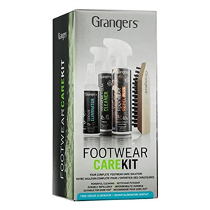 Granger's Footwear Care Kit | Complete Eco-responsible Cleaning and Waterproofing for all Outdoor Footwear