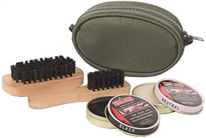 Mil-Tec Unisex's Schuhputzzeug-12936000 Shoe Cleaning kit, Olive, Standard Size