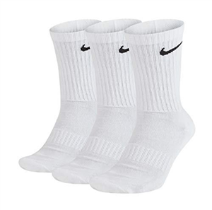 Nike Everyday Cushion Crew Socks, Pack of 3 - White - S