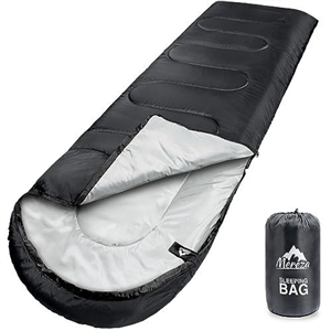 MEREZA Sleeping Bags XL for Mens Large Wide Sleeping Bag for Camping Big and Tall Sleeping Bags for Women Adults Warm with Compression Sack Cold Weather & Warm