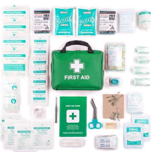 First Aid Kit refill Bag 90 Piece Emergency Survival kit Includes Eyewash Ice Packs Emergency Blanket Plasters Eye Pads Eye Wash Bandages Safety Essentials for Travel Car Home Office Work Place Garage