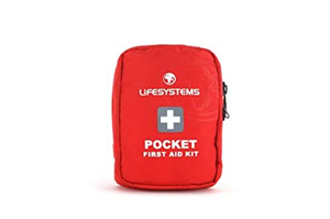 Lifesystems Pocket First Aid Kit, CE Certified Contents, Specifically Designed for Hiking and Outdoor, Red