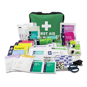 First Aid Kit Bag - 220 Piece Survival Kits - Safety Essentials for Travel, Car, Home Camping, Work, Hiking, Holiday, Outdoor Activities - Pack Supplies - Large (Package may vary)