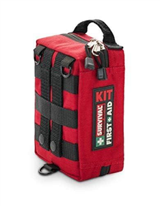 Survival Handy First Aid Kit- with MOLLE System, Ideal for Hiking, Camping, Sports, Adventurers, Day trippers - 44 Pieces