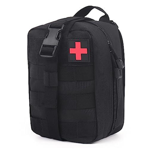 Hilph First Aid Molle Pouch, First Aid Bag EMT Emergency Survival Kit Detachable Tactical Medical Bag for Outdoor Activities, Medical, Climbing - Multipurpose Waist Bag