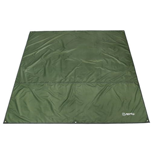 Azarxis Camping Tent Tarp Waterproof Tarpaulin Groundsheet Sunshade Awning Hammock Canopy Footprint Ground Sheet Rain Fly Shelter Blanket Mat (Army Green, S - 150 cm x 220 cm)