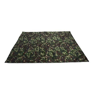 Nikou Camping Tarp, Camouflage Waterproof Camping Shelter Tent Tarp Portable Hammock Rain Fly Tent Tarp Lightweight Rainproof Mat for Outdoor Picnic Camping (2m x 2m)