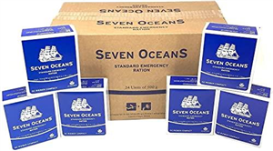 Seven Oceans Emergency Food Ration Biscuits - Camping (500g (1 Pack - 9 Bars))